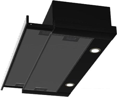 Кухонная вытяжка Elikor Интегра Glass 60П-400-В2Л (черный/черное стекло)