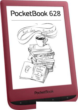 Электронная книга PocketBook 628 (красный)