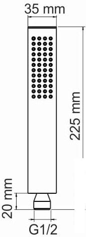 Душевая лейка Wasserkraft A103