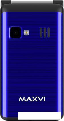 Кнопочный телефон Maxvi E9 (синий)