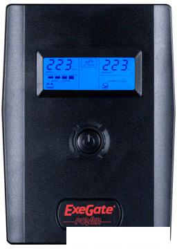 Источник бесперебойного питания ExeGate Power Smart ULB-800 LCD