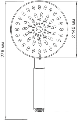 Душевая лейка Wasserkraft A036