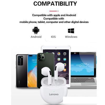 Наушники Lenovo HT38 (белый)