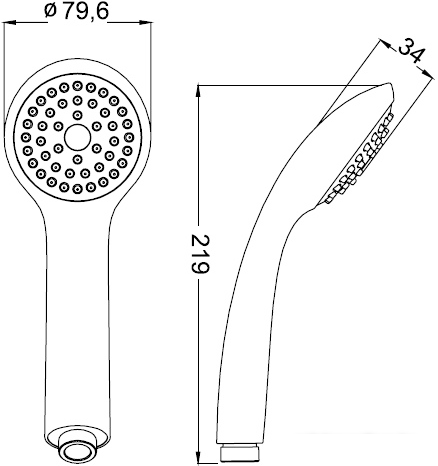 Душевая лейка IDDIS A11011
