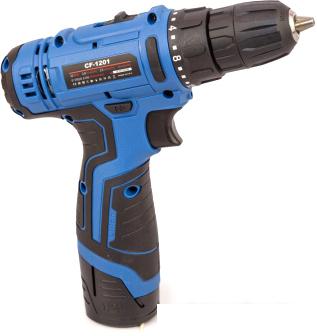 Дрель-шуруповерт Edon CF-1201 (с 2-мя АКБ, кейс, набор оснастки)