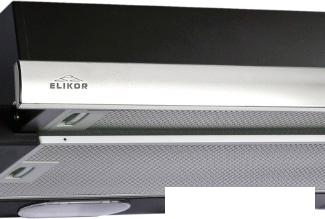 Кухонная вытяжка Elikor Интегра 50П-400-В2Л (черный/нержавеющая сталь)