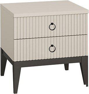 Тумба Ангстрем Хилтон спальня ХТ-302.03 (Д) исп.3 (Д2, кашемир серый)