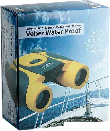 Бинокль Veber 8x25 WP черный-желтый