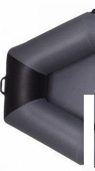 Гребная лодка Vivax К220 с ковриком-сланью (без киля, серый/черный)