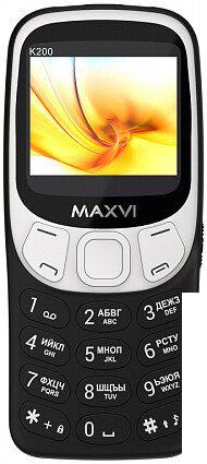 Телефон Maxvi K200 (черный)