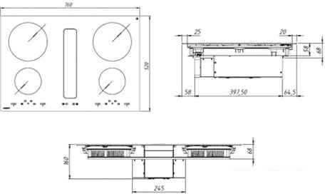 Варочная панель Akpo Tytan Induction 4 WK-9