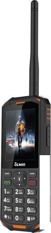 Телефон Olmio X15 (черный/оранжевый)