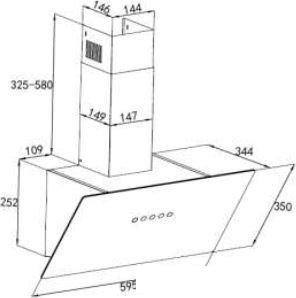 Кухонная вытяжка ZorG Ultra 1030 60 S (белый)