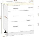 Шкаф напольный Кортекс-мебель Корнелия Лира НШ80р3ш (крем/королевский опал) Шкаф напольный Кортекс-мебель Корнелия Лира НШ80р3ш (крем/королевский опал)