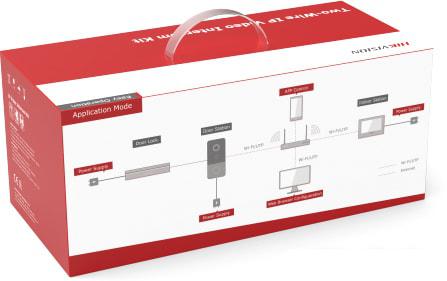 Комплект видеодомофона Hikvision DS-KIS603-P