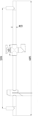 Душевая штанга Lemark LM8062C