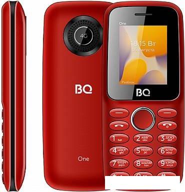 Кнопочный телефон BQ-Mobile BQ-1800L One (красный)