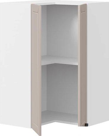 Шкаф навесной Трия Лорас 1В6УП (белый/холст латте)