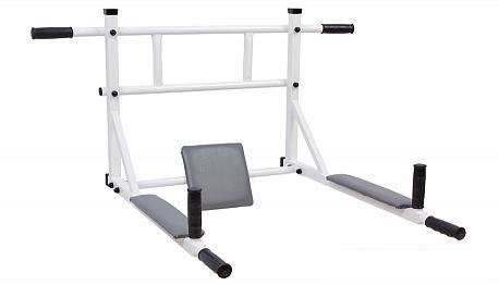 Турник Polini Kids Sport Pulse Premium 3 в 1 (белый/серый)