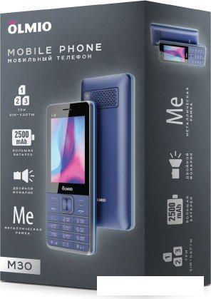 Телефон Olmio M30 (синий)