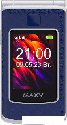Телефон Maxvi E28 (синий)