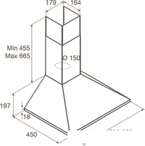 Кухонная вытяжка Jetair Gaia WH/A/60 [PRF0112627]