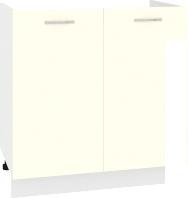 Шкаф напольный Кортекс-мебель Корнелия Лира НШ80м (крем)