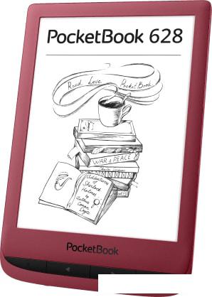 Электронная книга PocketBook 628 (красный)