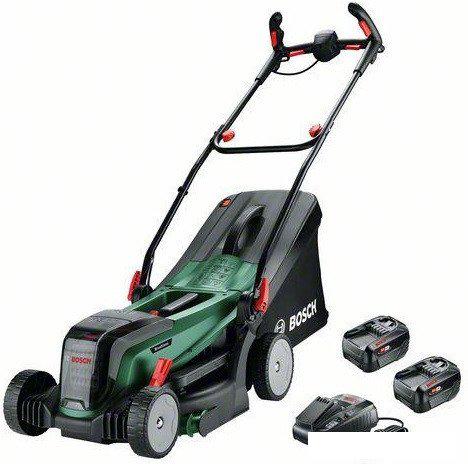 Газонокосилка Bosch UniversalRotak 2x18V-37-550 06008B9E00 (с 2-мя АКБ)