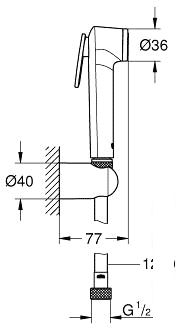 Душевой гарнитур Grohe Tempesta-F Trigger Spray 30 27513001