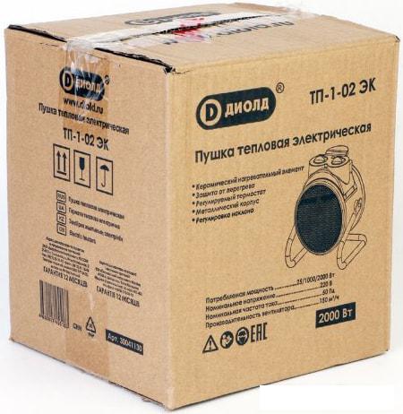 Тепловая пушка ДИОЛД ТП-1-02 ЭК