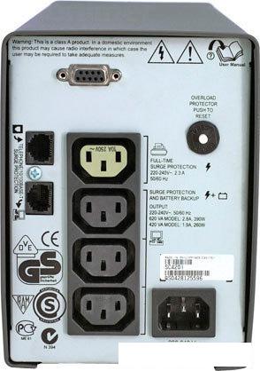 Источник бесперебойного питания APC Smart-UPS SC 420VA (SC420I)