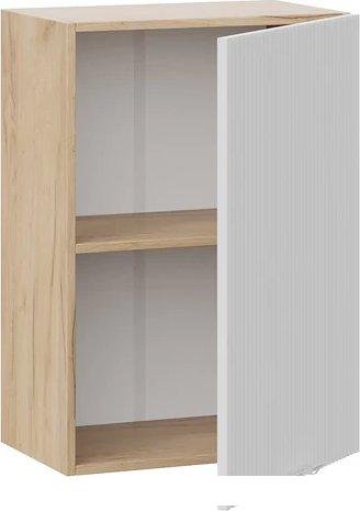 Шкаф навесной Трия Кимберли 1ВВ5 с одной дверью (дуб крафт золотой/сноу)