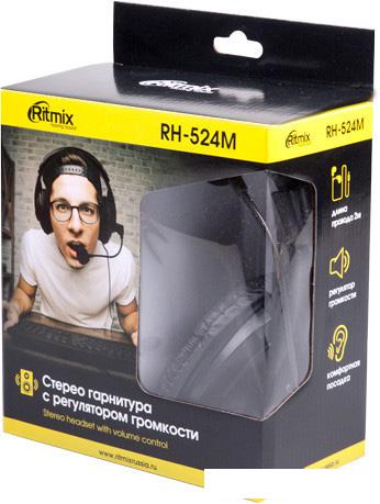 Наушники с микрофоном Ritmix RH-524M