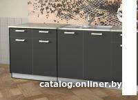 Шкаф напольный Интерлиния Компо НШ80рш2 (антрацит)