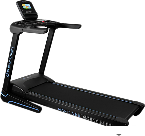 Электрическая беговая дорожка Oxygen Fitness New Classic Argentum TFT