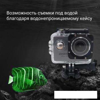 Экшен-камера Digma DiCam 180 (серый)