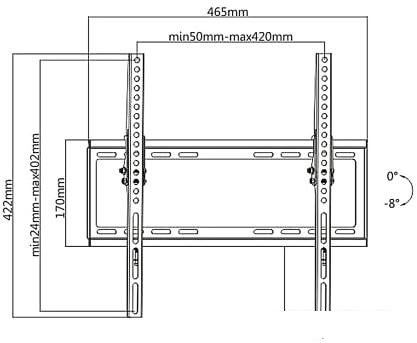 Кронштейн Maclean MC-774 (черный)