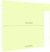 Шкаф навесной Кортекс-мебель Корнелия Лира ВШ80-2г (салатовый)