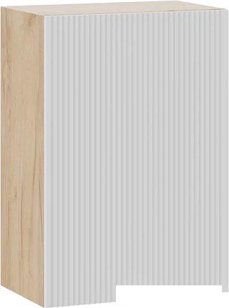 Шкаф навесной Трия Кимберли 1ВВ5 с одной дверью (дуб крафт золотой/сноу)