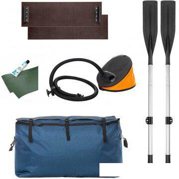 Моторно-гребная лодка Тонар Капитан 280Т (зеленый)