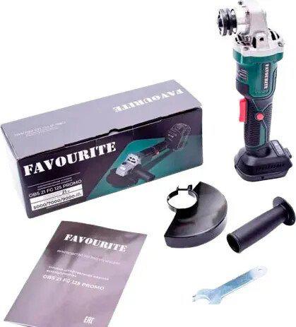 Угловая шлифмашина Favourite OBS 21 FG 125 Set Promo (без АКБ)
