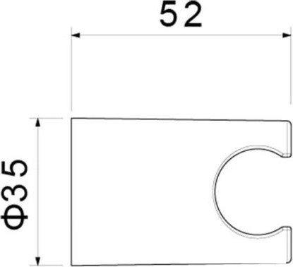 Держатель душевой лейки Aquatek AQ2404MB