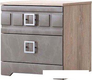 Тумба КМК Мебель 2Я Римини 0989.2 (дуб мадура/перламутр тауп 296J2) Тумба КМК Мебель 2Я Римини 0989.2 (дуб мадура/перламутр тауп 296J2)