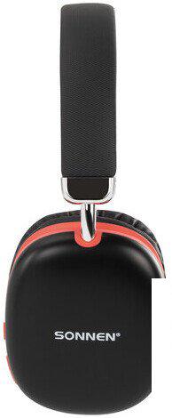 Наушники Sonnen HP-B12BR (черный/красный)