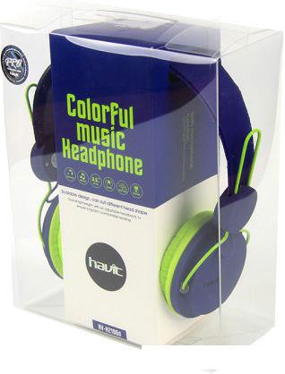 Наушники Havit HV-H2198D (синий/зеленый)