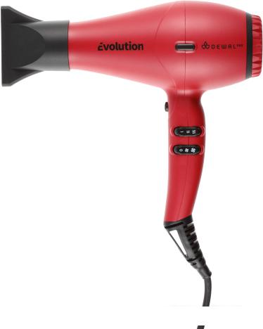 Фен Dewal Pro Elegance 03-9010 (красный)