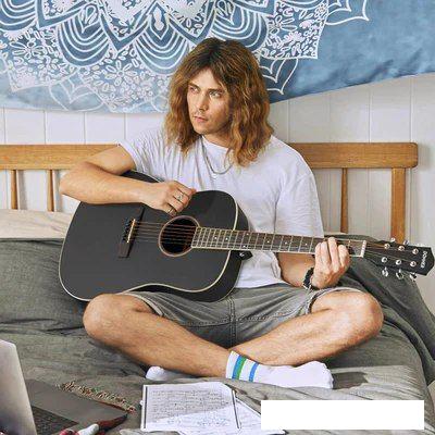 Акустическая гитара Donner DAG-1CB Black (с комплектом аксессуаров)