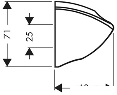 Держатель душевой лейки Hansgrohe Porter’C 27521000