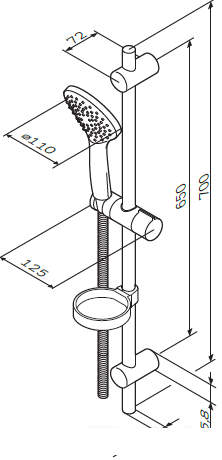 Душевая система AM.PM F0190100